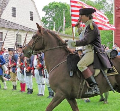 Recreación en el Museo Webb Deane Stevens en Wethersfield